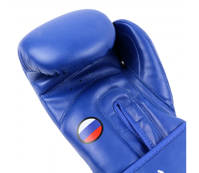 Перчатки боксерские "BoyBo" TITAN,IB-23 (одобрены ФБР),12oz синий-фото 2 hover image